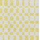3' X 5' Yellow And Beige Geometric Washable Area Rug With UV Protection
