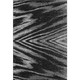 8' X 10' Black And Gray Abstract Washable Area Rug With UV Protection