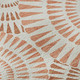 3' X 5' Coral And Ivory Geometric Washable Area Rug With UV Protection