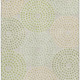 8' X 10' Artichoke Green Beige And Ivory Geometric Washable Area Rug With UV Protection