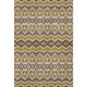 8' X 10' Gold Brown And Ivory Moroccan Washable Area Rug With UV Protection