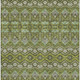 8' X 10' Olive Green And Beige Moroccan Washable Area Rug With UV Protection