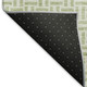 3' X 5' Artichoke Green And Ivory Geometric Washable Area Rug With UV Protection