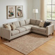 10' X 14' Terra Cotta And Beige Abstract Geometric Washable Area Rug With UV Protection
