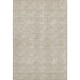 10' X 14' Beige And Ivory Abstract Geometric Washable Area Rug With UV Protection