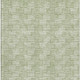 8' X 10' Green And Ivory Abstract Geometric Washable Area Rug With UV Protection