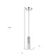 Solo 1-Light Polished Chrome Pendant With Multi-Faceted Round Crystal Shade