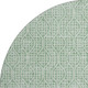 8' Sage And Ivory Geometric Washable Round Rug With UV Protection