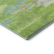 3' X 5' Lime Green Blue And Pink Abstract Washable Area Rug With UV Protection