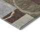 10' X 14' Brown Beige And Ivory Geometric Washable Area Rug With UV Protection