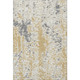 8' X 10' Gold Ivory And Gray Abstract Washable Area Rug With UV Protection