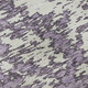 3' X 5' Lavender And Ivory Abstract Washable Area Rug With UV Protection