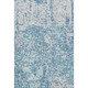 9' X 12' Teal And Silver Abstract Washable Area Rug With UV Protection