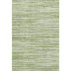 10' X 14' Artichoke Green And Ivory Striped Washable Area Rug With UV Protection