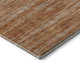 10' X 14' Copper And Rust Striped Washable Area Rug With UV Protection