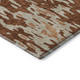 10' X 14' Rust Beige And Peach Abstract Washable Area Rug With UV Protection
