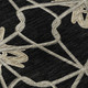 10' X 14' Black Khaki And Beige Geometric Washable Area Rug With UV Protection
