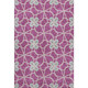 8' X 10' Blush Ivory And Beige Geometric Washable Area Rug With UV Protection
