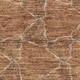 3' X 5' Rust And Ivory Geometric Washable Area Rug With UV Protection