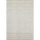 8' X 10' Ivory And Beige Geometric Washable Area Rug With UV Protection