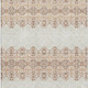 5' X 8' Rust And Ivory Southwestern Washable Area Rug With UV Protection