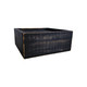 7" Black Wood Wall Mounted Floating Shelf With LED Light