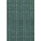 3' X 5' Teal And Mint Green Striped Washable Area Rug With UV Protection