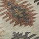 10' X 14' Beige Copper And Gold Southwestern Washable Area Rug With UV Protection