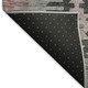 10' X 14' Gray Mauve And Silver Southwestern Washable Area Rug With UV Protection