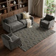 10' X 14' Black Gray And Gold Geometric Washable Area Rug With UV Protection