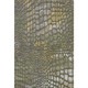 5' X 8' Olive Green Gold And Gray Abstract Geometric Washable Area Rug With UV Protection