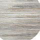8' Ivory Gray And Brown Striped Washable Round Rug With UV Protection