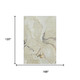 10' X 14' Ivory Beige And Gray Abstract Washable Area Rug With UV Protection