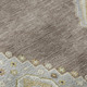 3' X 5' Taupe Beige And Ivory Oriental Washable Area Rug With UV Protection