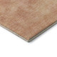 8' X 10' Peach And Salmon Abstract Washable Area Rug With UV Protection