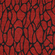 9' X 12' Red And Black Geometric Washable Area Rug With UV Protection