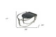 Set of Two Clear and Gold Glass and Iron Oval Frame Nested Coffee Tables