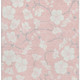 9' X 12' Pink And Ivory Floral Washable Area Rug With UV Protection