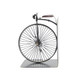 c1870 High Wheeler Bicycle Metal Decorative Bookends