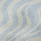 9' X 12' Sky Blue And Ivory Animal Print Washable Area Rug With UV Protection