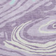 8' X 10' Lavender Mint Green And Sky Blue Abstract Washable Area Rug With UV Protection