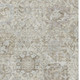 10' X 14' Ivory And Gray Damask Washable Area Rug With UV Protection