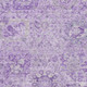 3' X 5' Lavender And Ivory Damask Washable Area Rug With UV Protection
