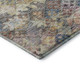 10' X 14' Gold Coral And Blue Abstract Geometric Washable Area Rug With UV Protection
