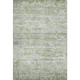 5' X 8' Artichoke Green And Gray Striped Washable Area Rug With UV Protection