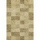 9' X 12' Gold And Wheat Geometric Washable Area Rug With UV Protection