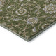 8' X 10' Olive Green Gray And Beige Moroccan Washable Area Rug With UV Protection