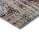 10' X 14' Lavender Green And Teal Abstract Washable Area Rug With UV Protection