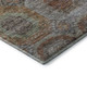 8' X 10' Rust Charcoal And Beige Geometric Washable Area Rug With UV Protection