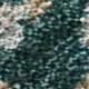 5' X 8' Teal Blue And Gray Damask Washable Indoor Outdoor Area Rug